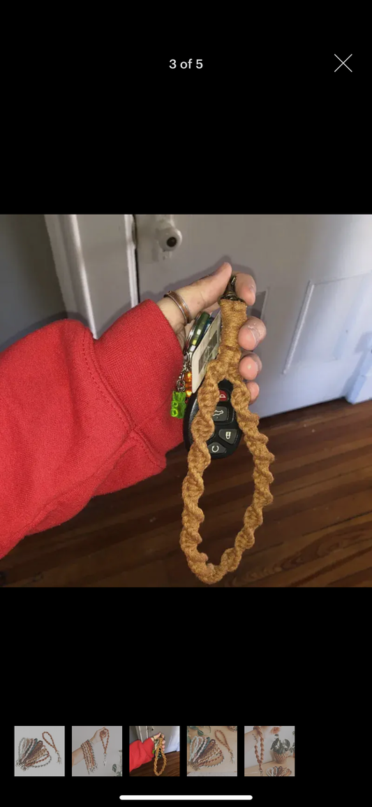 Braided Rope Keychain