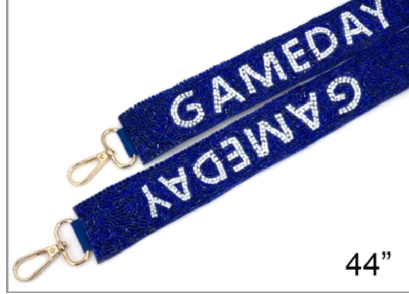 Game day Beaded Purse Strap