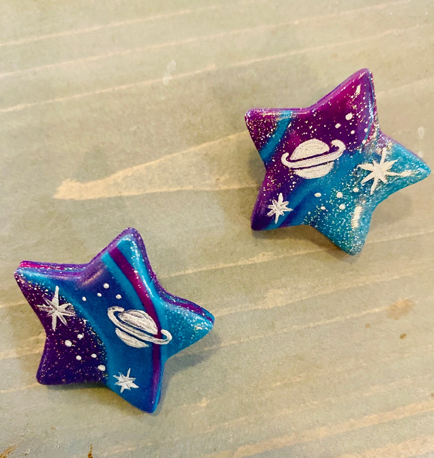 Galaxy Star Earrings (sr)