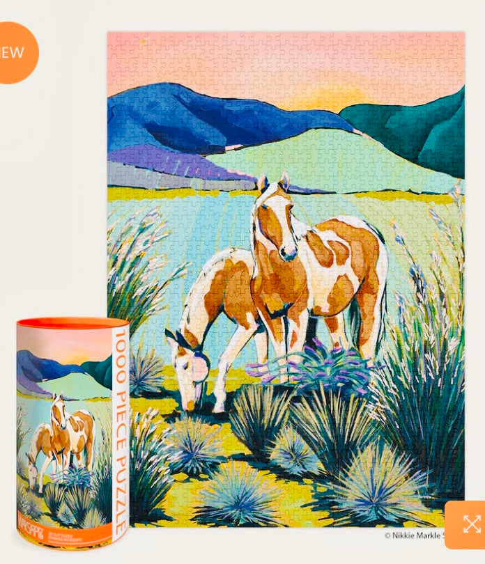 Puzzle Painted Horses