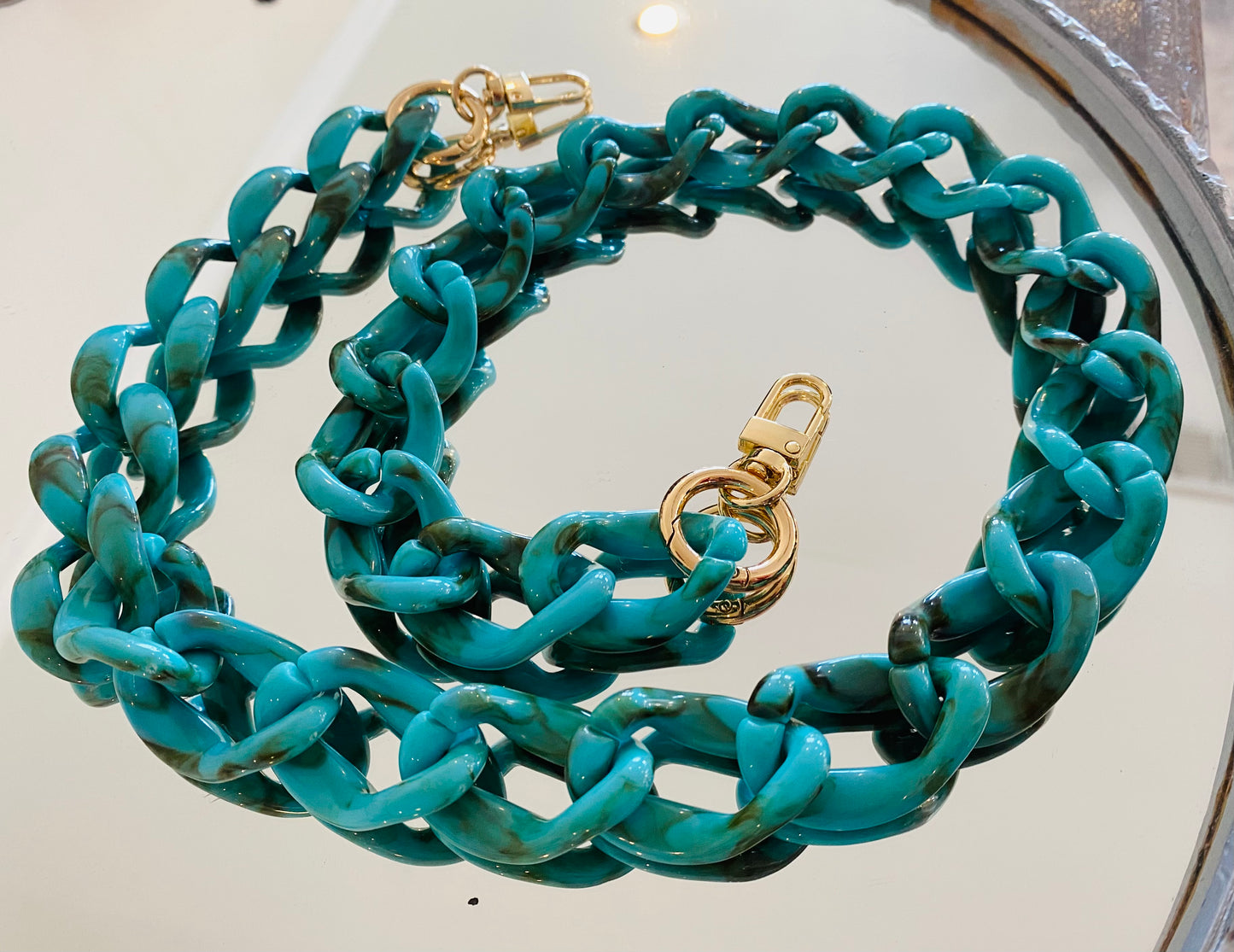 Turquoise Chain Link