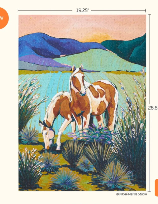 Puzzle Painted Horses